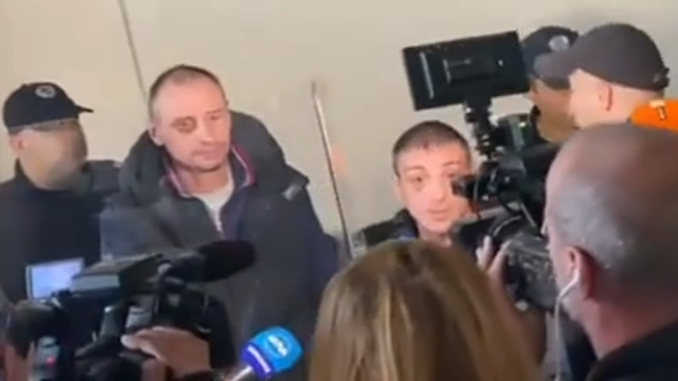 Украинските престъпници, тарашили наред в София и Бургас, се появиха насинени в съда ВИДЕО