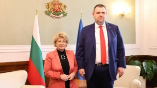 Делян Пеевски се срещна с румънския посланик Бръндуша Предеску