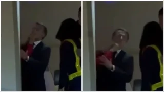 Съпругата на Макрон му удари шамар (ВИДЕО)