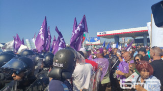 Жандармерия на протеста на АМ "Тракия" край Пловдив, ще се стигне ли до блокада?