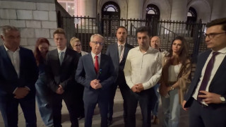 Поне две лица от присъстващите на вчерашния протест са участници в онзи запис