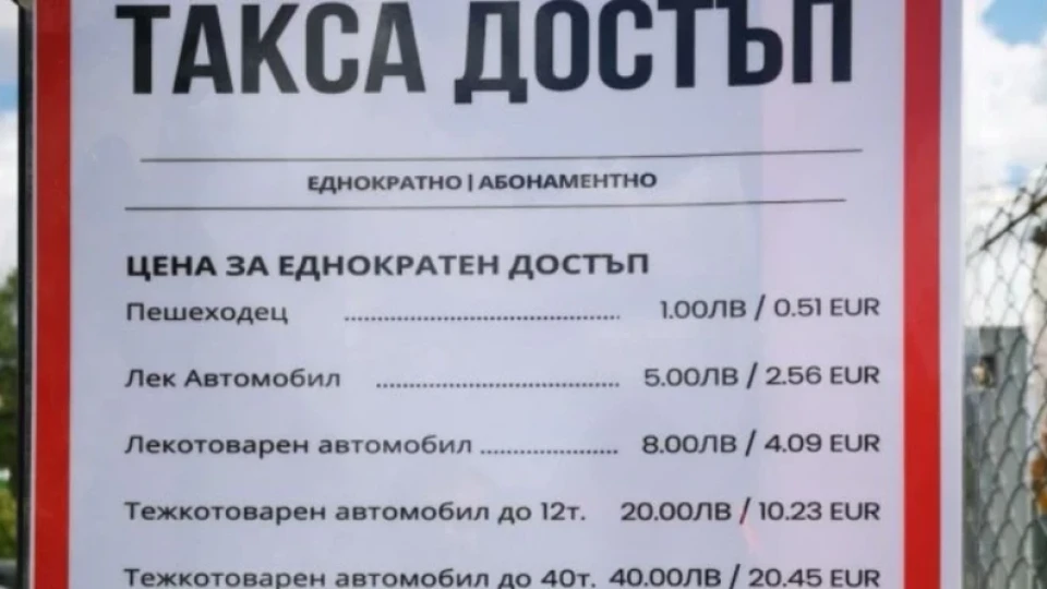 Сигнал: Фирма затвори общинска улица в Божурище, събират такси от преминаващи пешеходци, коли и камиони