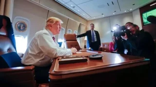 Тръмп на борда на Air Force One: Ще обсъдя с Путин размяната на територии, но решението ще бъде взето от Киев