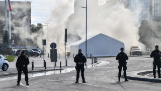 Изстрели и пожар в сърцето на Белград, Вучич заговори за терористичен акт (снимки)