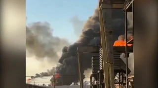 Взрив в една от най-големите петролни рафинерии в САЩ (видео)