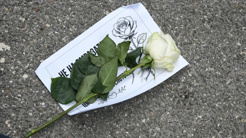 Протестиращи призоваха за добросъседство пред посолството на Северна Македония в София