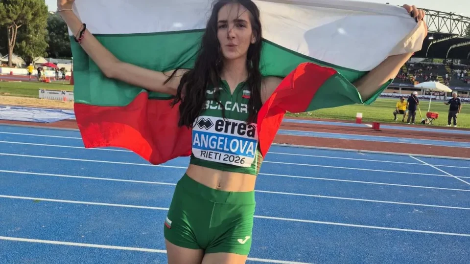 Виктория Ангелова е европейска шампионка в тройния скок