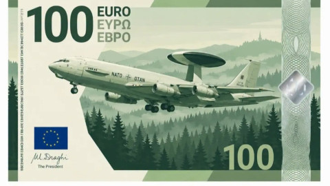 НАТО предлага военни самолети и дронове на новите евробанкноти