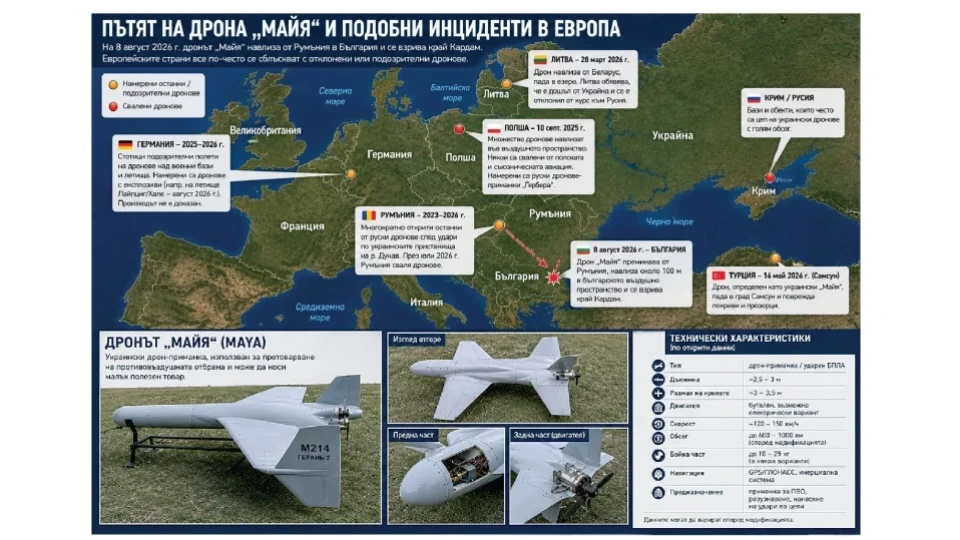 Дронът „Майя“ – от Киев с любов