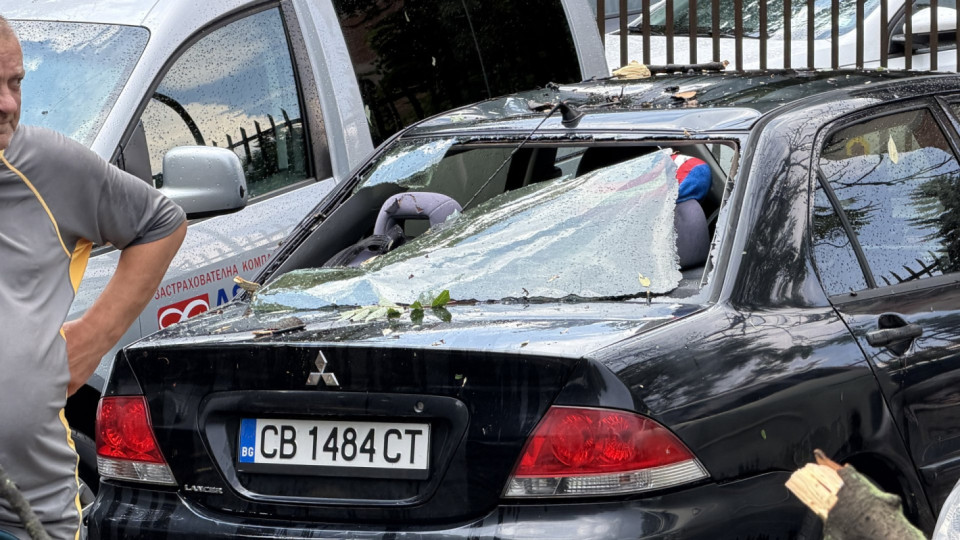 След бурята: Затворени пътища, свлачища, залети имоти, потрошени коли и катастрофи (видео)