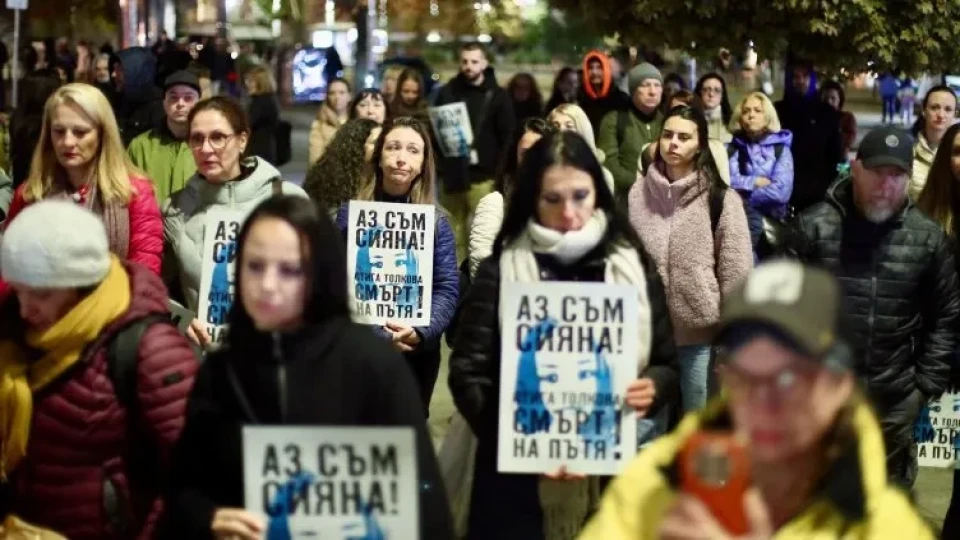 В кадър: Протест срещу шофьора, убил Милен Цветков